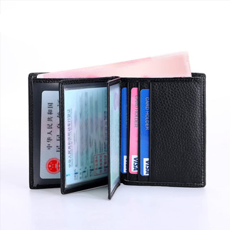レディース二つ折り財布 多機能カードケース付きコンパクト二つ折り財布
